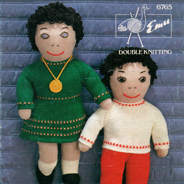 Boy &amp; Girl Rag Doll Toys with Clothes